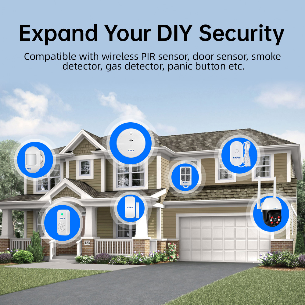 Kerui tuya kit de alarme domés - Home Automation Kit avaliação e preço
