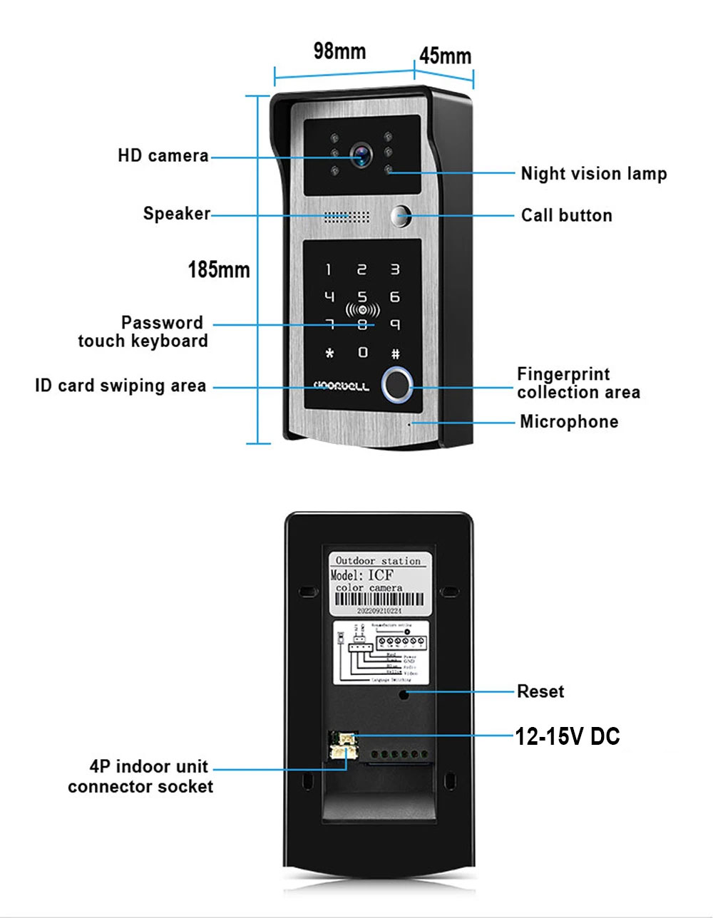 Videoporteiro Inteligente Wi-F - Smart Home Video Doorbell App avaliação e preço