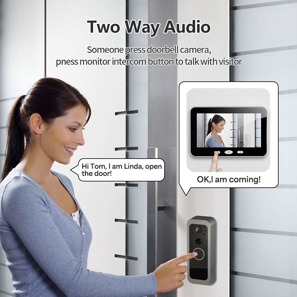 Câmera de Vídeo para Porta Tuy - Smart Home Video Doorbell avaliação e preço