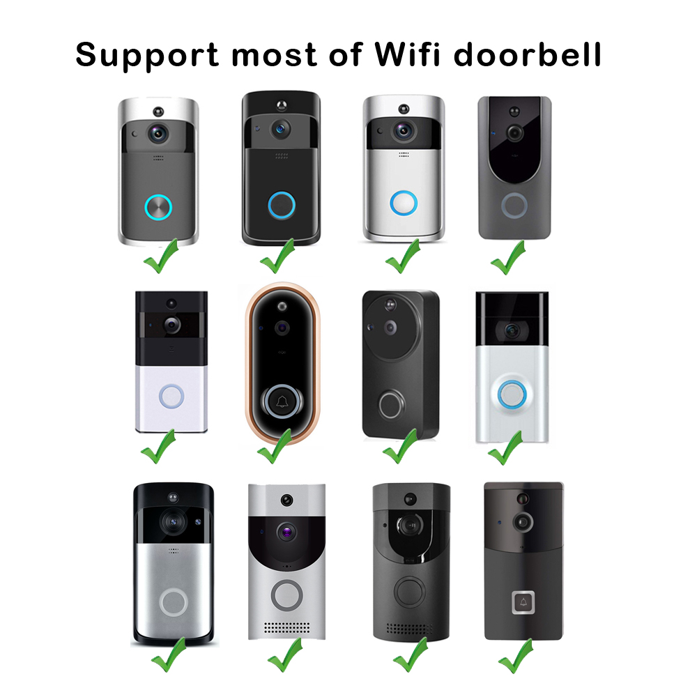 18v ac transformador carregado - Smart Home Video Doorbell avaliação e preço