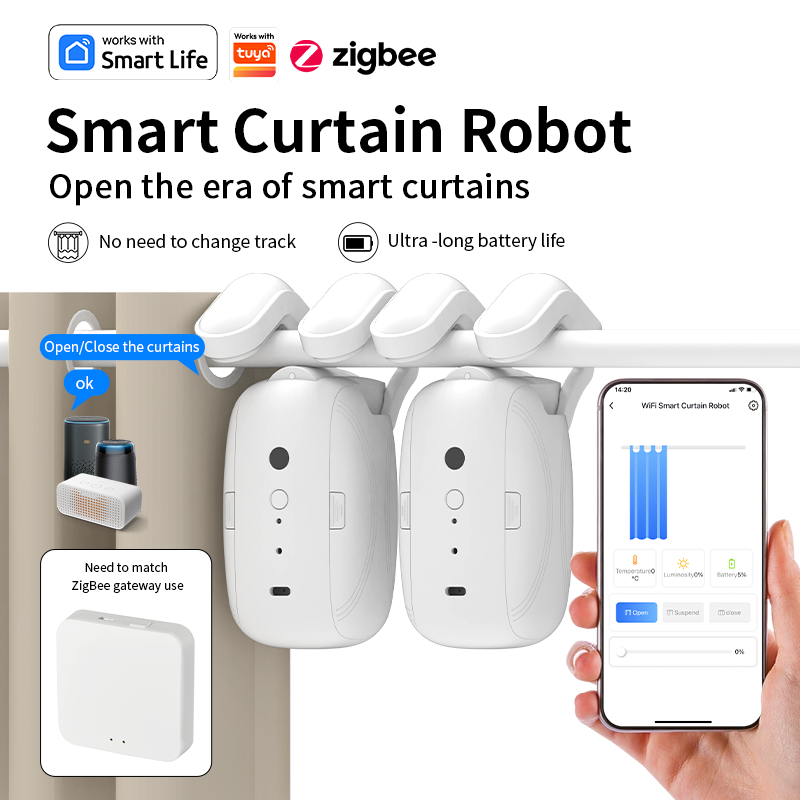 Zigbee inteligente cortina dri - Smart Home Automation avaliação e preço