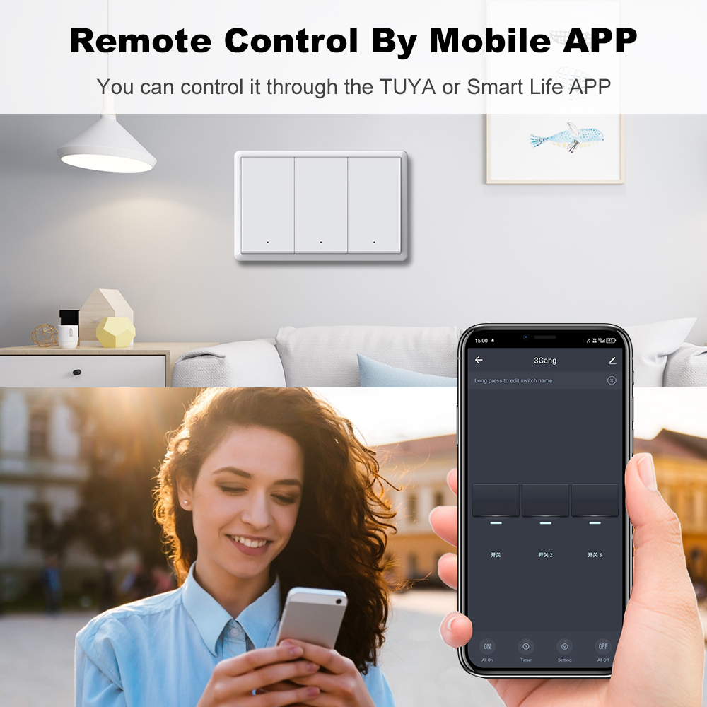Interruptor Inteligente ZigBee - Smart Home Switch avaliação e preço