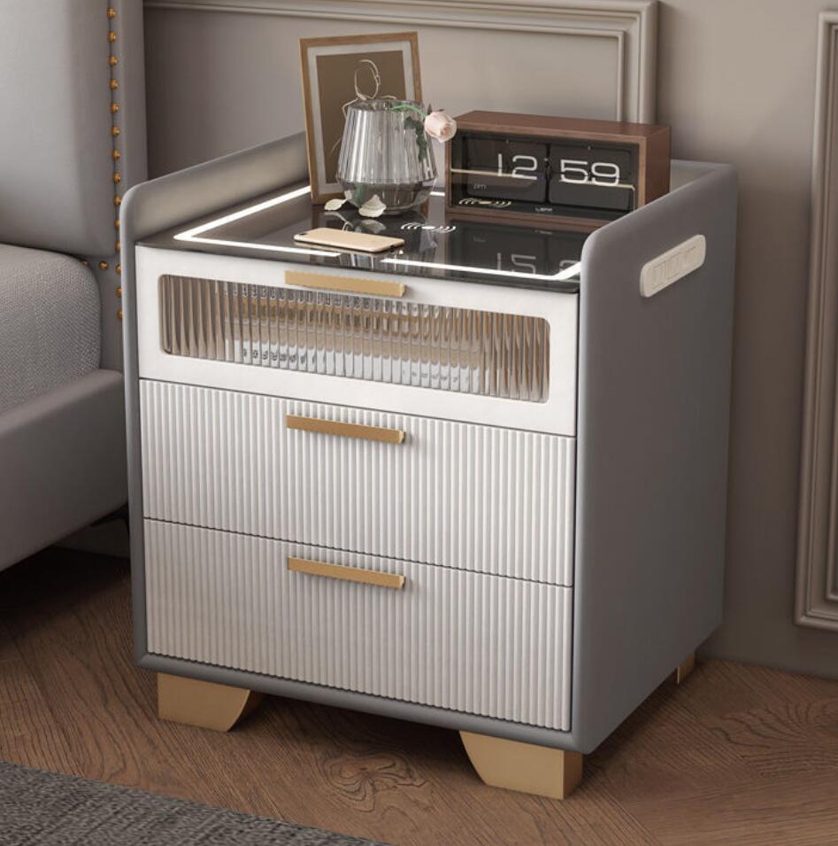 Mesa de cabeceira moderna e le - Smart Home Furniture avaliação e preço