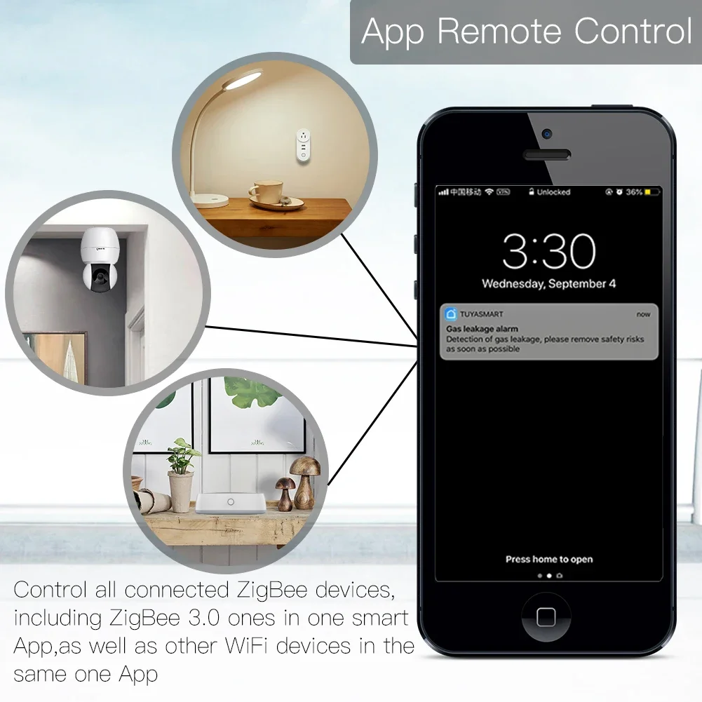 Tuya zigbee 3.0 hub de gateway - Smart Home Zigbee 3.0 avaliação e preço